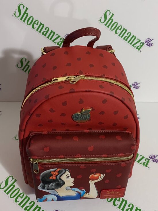 Loungefly Mini Backpack Disney Snow White And The Seven Dwarfs Red Apple Bag main image 6